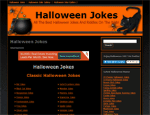 Tablet Screenshot of halloweenjokes.com